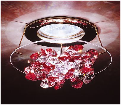 Swarovski | ICE BORDEAUX gold   Swarovski A.8992 NR 030 030 D110 H42 d65 h98