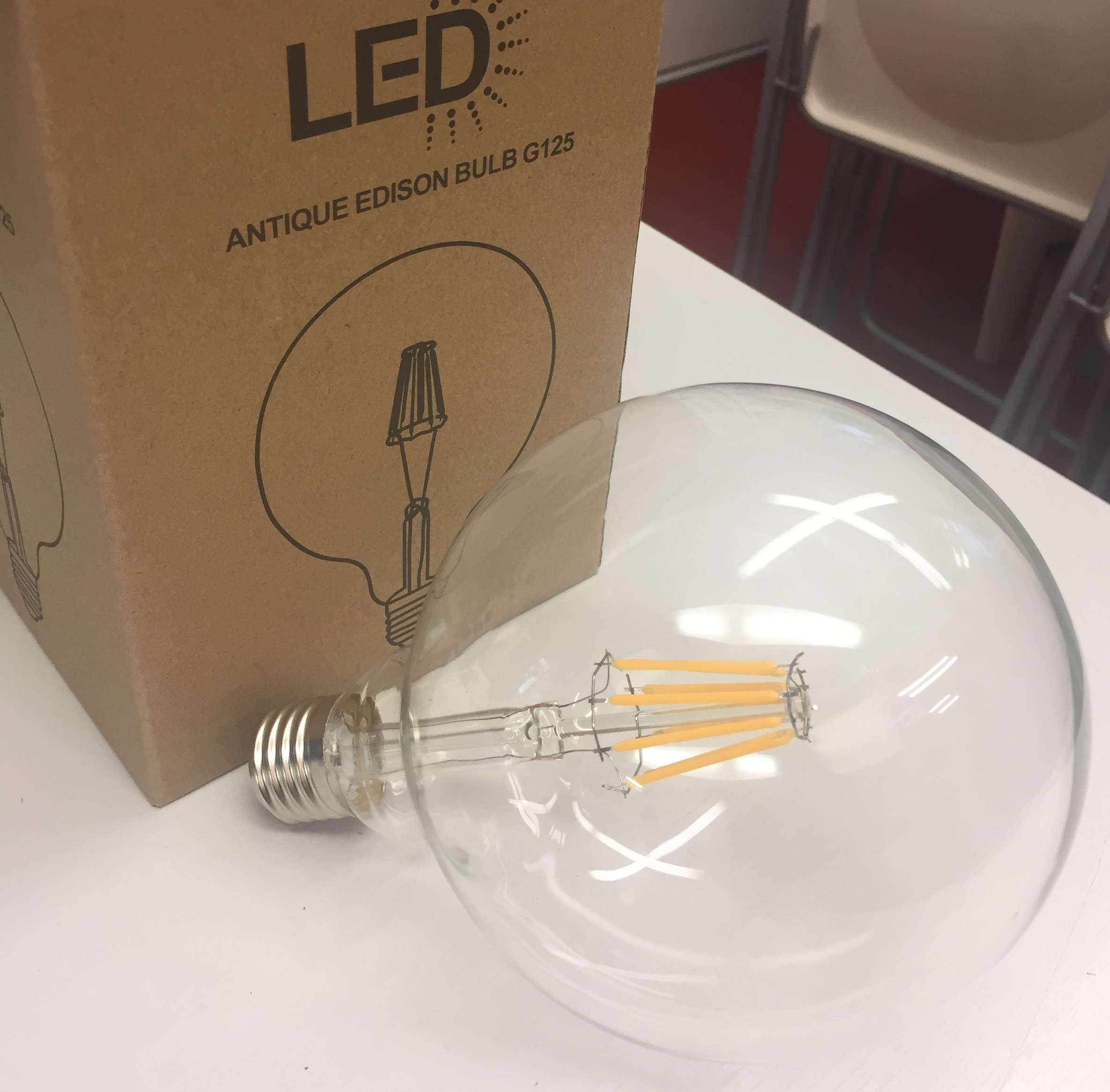 Lussole | E27 8W Edison G125 LED   Lussole