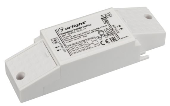 ARLIGHT | - OT 500mA-700mA 30W ARJ-30-PFC-TRIAC-A (30W, 500-700mA)  ARLIGHT 026052