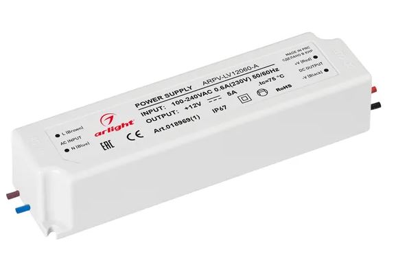 | ��-� OT =12V  60W  170-264V IP67 5� transformator Arlight 018969