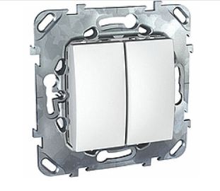 Schneider Electric | NU521118 2-��������� ����������� ����� UNICA 10A Schneider Electric