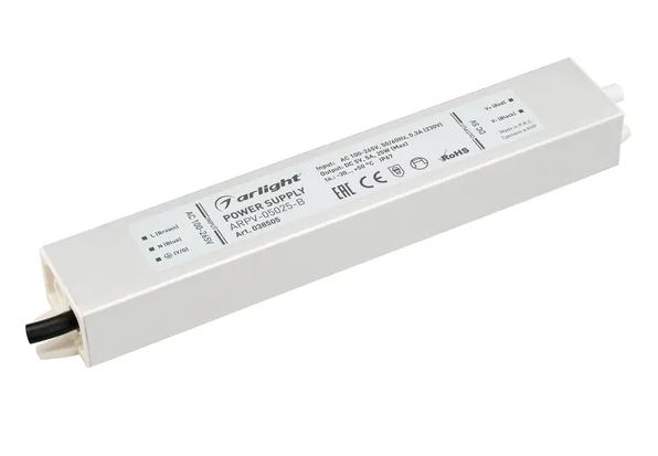 Arlight | ��-� OT =5V  25W  ARPV-05025-B  170-250V IP67  LED  Arlight 038505