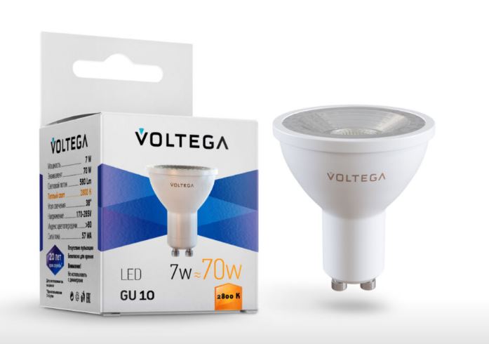 Maytoni | GU10  7 (=70)W/2800K 110� ����� Voltega Maytoni 7172