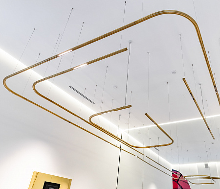 ARTLIGHT | S-PIPE Custom ��������� 160W, ��� ����., IP20, �������� ������������ L4280*3400*?40mm R340mm