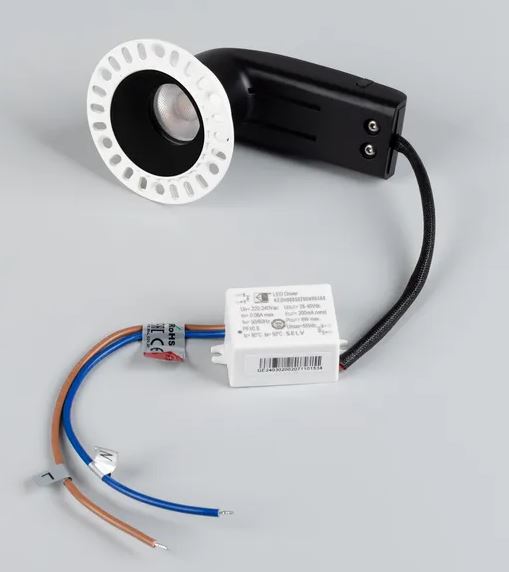 Arlight | ��������� ��-� MS-RIALTO-TRIMLESS-R40-9W Day4000 (BK, 36deg, 230V) ARLIGHT 047774