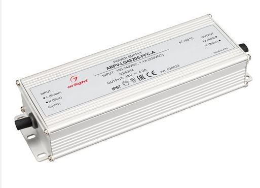 Arlight | ��-� OT 170-250V ARPV-LG48200-PFC-A (48V, 4.2A, 200W)  transformator Arlight 030033