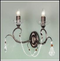 Elstead | LOUISE 2 Black_Gold Antique ��� Elstead