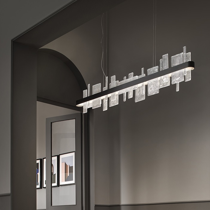 Masiero | RIBBON S150 G01  ��������� ���������� LED 17W+33.5W 3000K DIM 0-10V Masiero