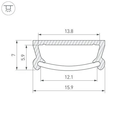 Arlight | ������� ��������� 2�/�  TM-2000 (CT)  ANOD Arlight 016939