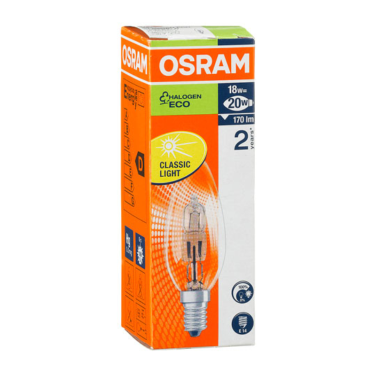 OSRAM | E14  18W (20W) 170lm 2700K 2000h  ES 64541B  Osram 4008321927286