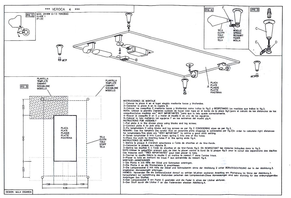 BLux VEROCA | Veroca 4    B.Lux 108X60