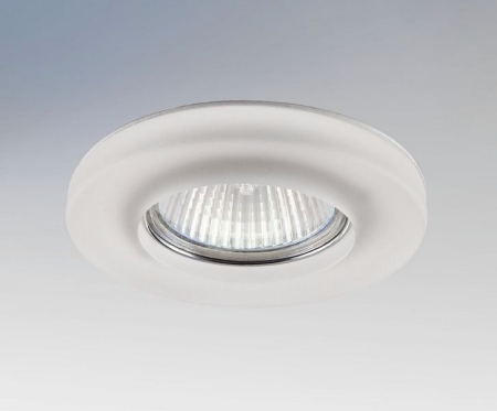 Lightstar | Спот GU5.3 неповоротный стекло матовый Lightstar   002240 ANELLO OP BIANCO(870)