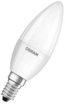 E14 B свеча  5.7 (=40)W/2700K FR матовая лампа Warm White 220-240V 470lm Osram 4052899971608