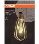 OSRAM | E27  Edison ST64  4(=35)W/824 230V FIL GOLD FS OSRAM 4052899962095