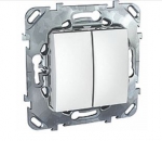 Schneider Electric | NU521118 2-��������� ����������� ����� UNICA 10A Schneider Electric